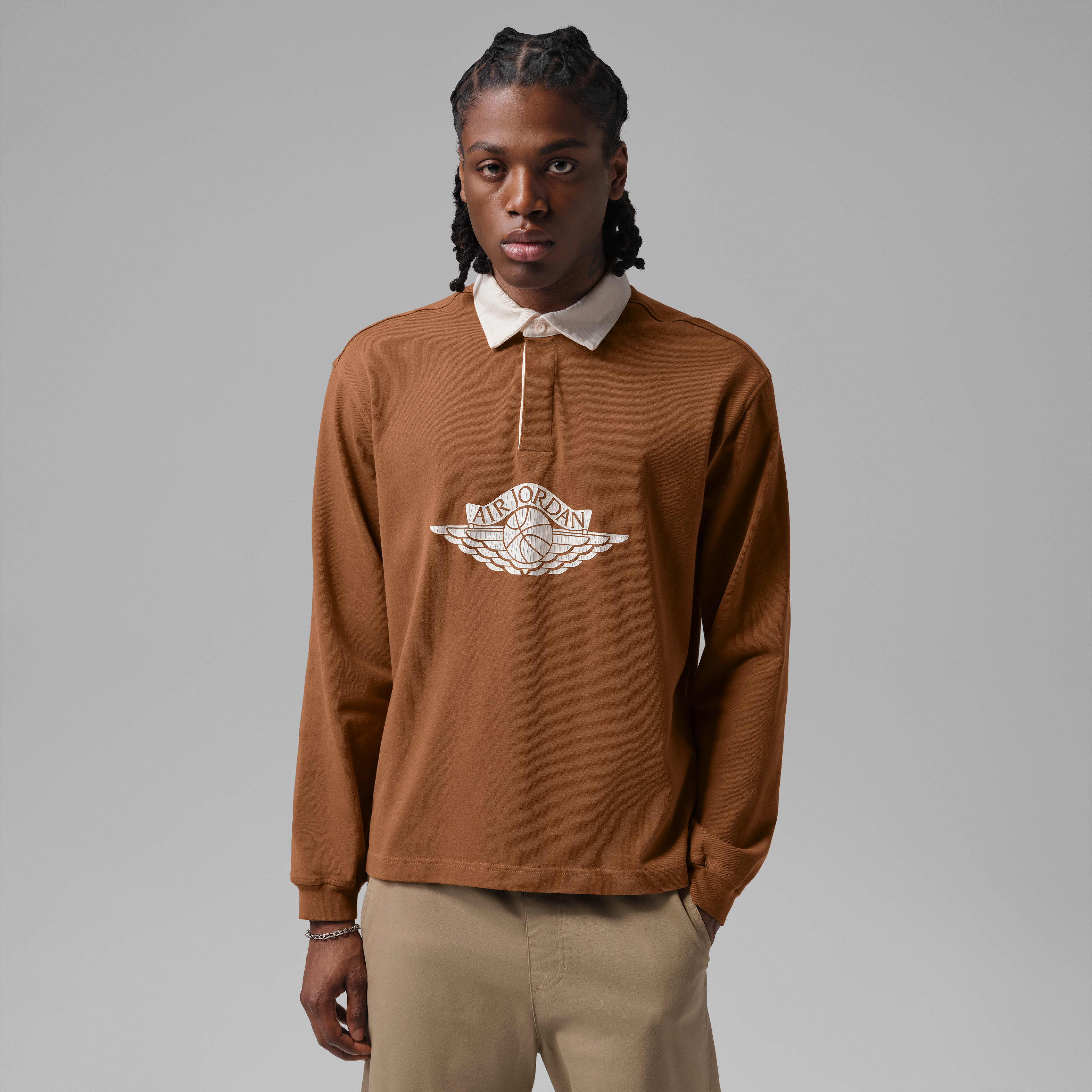 Nike Jordan Flight Men's Printed Long-Sleeve Jersey | The Summit